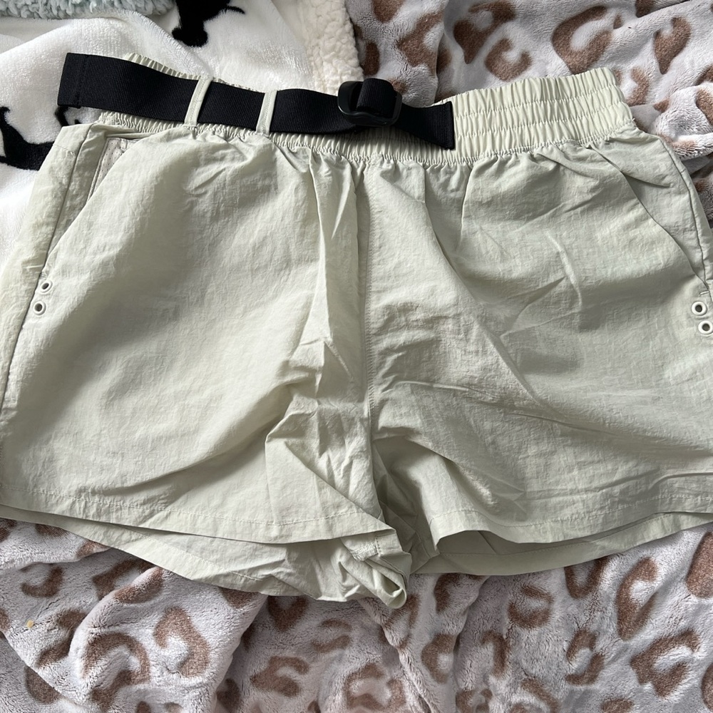 FLX sage green shorts